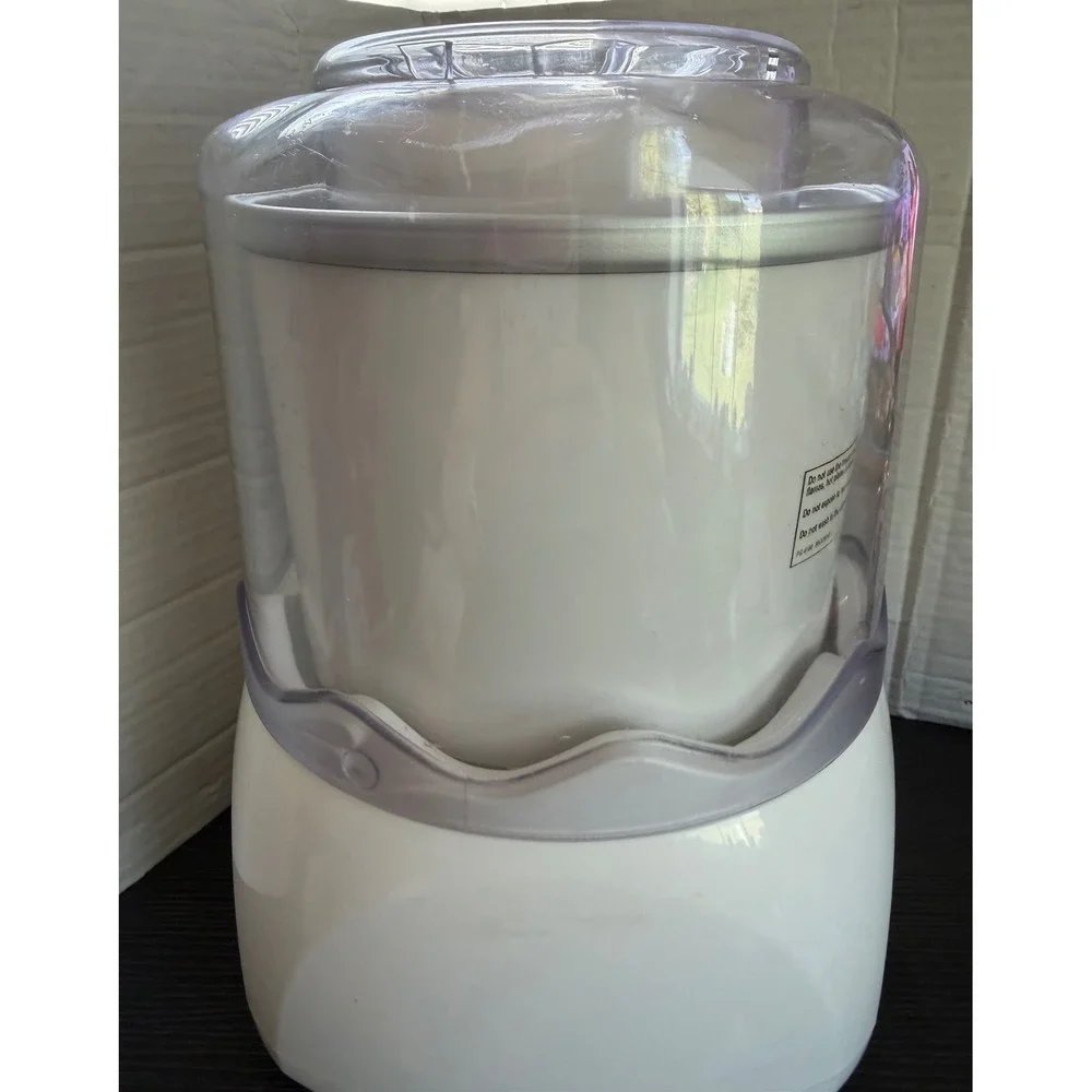 Cuisinart ICE-20 White Automatic Frozen Yogurt Ice Cream and Sorbet Maker